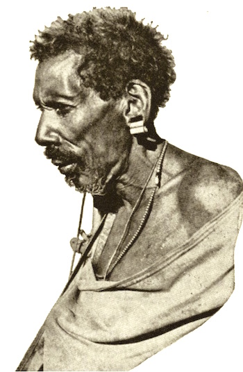 Dorobo Physical Type with Markedly Un-Negroid Hair and Features