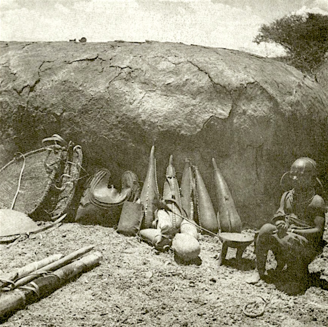 Masai Dwelling and Its Equipment