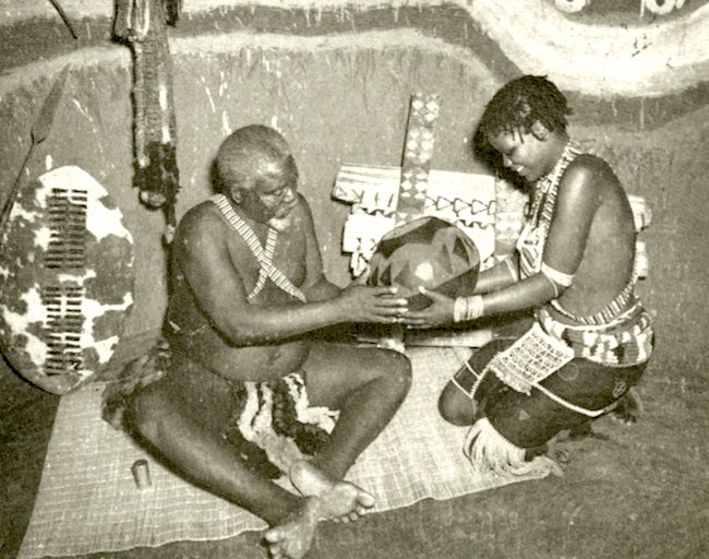 Ndebele Couple at Home.